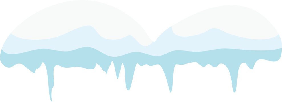 Winter Ice Caps . Snow Caps. Snow Fall. Winter Season.