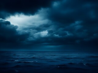 Fototapeta premium clouds over the sea