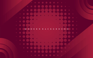 Modern red vector background. Geometric background design