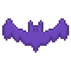 Fototapeta na wymiar bat animal pixel art