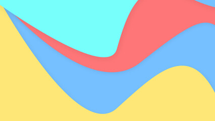 Colorful Wave Abstract Background
