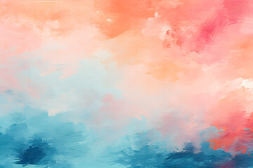 Fototapeta premium watercolor yellow and pink texture for cards, generative AI
