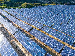 Solar panels and wind power generation equipment