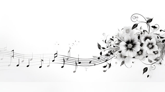 Music Note Background Images | generative ai