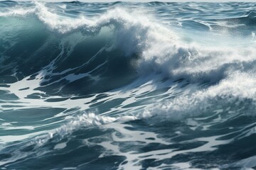 Image of waves. Generative AI