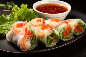Fresh Spring Roll with shrimp