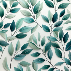 Fototapeta premium Leaf Pattern