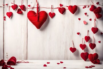 heart on wooden background