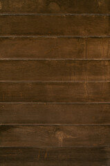 Texture of dark wooden horizontal planks
