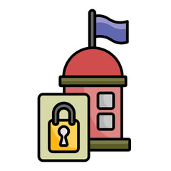 Obraz premium Confidentiality Icon