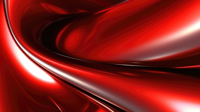 The close up of a glossy metal surface in red color with a soft focus. Generative AI AIG30. generative AI