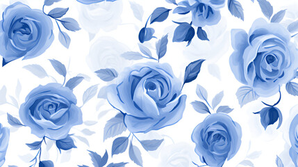 blue rose background | generative ai