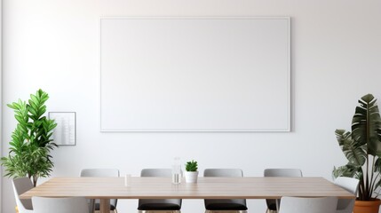 white background stretches out, offering a minimalistic canvas perfect for diverse presentations