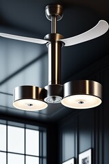 modern bladeless ceiling fan in the style of dyson
