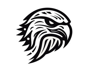 Doodle Atlanta Hawks logo, cartoon sticker, sketch, vector, Illustration, minimalistic