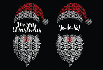 Merry Christmas T-Shirt Vector Design_ Happy Christmas Day Gift_Santa Claus Merry Christmas tee_Christmas Shirt for Man and Women_eps 10 - obrazy, fototapety, plakaty