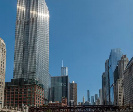 High resolution image of the beautiful city of Chicago skyline- USA