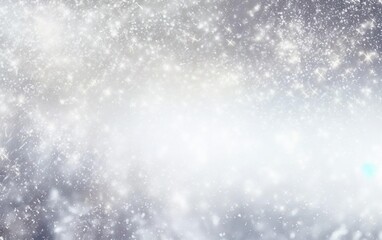 Sparkling Christmas snow silver texture. AI Generative