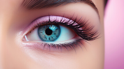 The subtle elegance of makeup enhances the charm of this eye