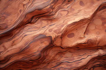 Polished clay with strata layers visible, surface material texture - obrazy, fototapety, plakaty