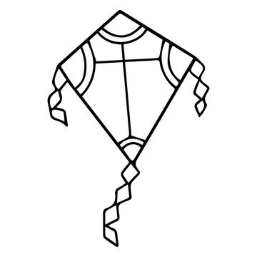 kite line vector illustration