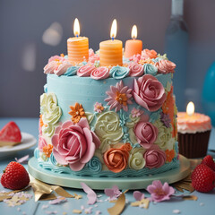 Happy Birthday sweet cake pic