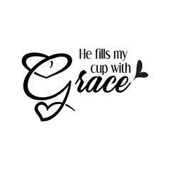 Obraz premium Christian Faith. Typography for print or use as poster, card, flyer or T Shirt