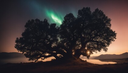 Fototapeta premium Magical Landscapes: Wallpapers depicting beautiful natural views, such as mountains, lakes, beaches, forests, or fields.