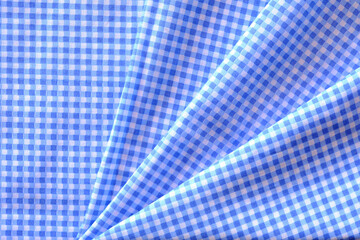 blue and white fabric