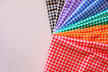close up of colorful fabric