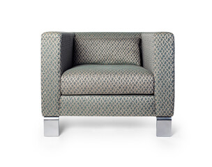 Modern armchair isolated on white background 