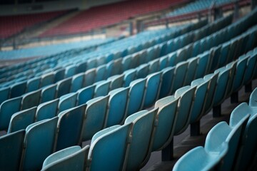 seats in a stadium. Generative AI