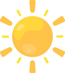Sun weather icon
