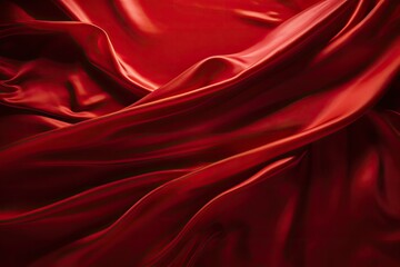 Obraz premium Red Velvet Curtains