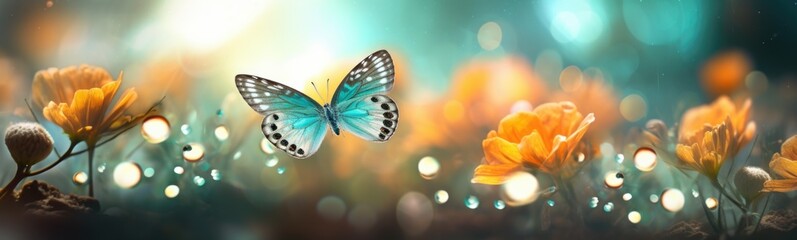 Fototapeta na wymiar Beautiful butterflies background