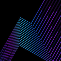 速さをイメージした閃光のような背景デザイン。青色と紫色のグラデーションライン。