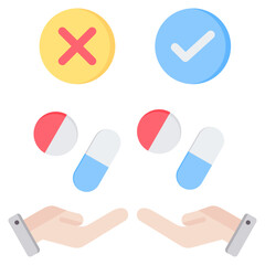 Placcebo Flat Icon