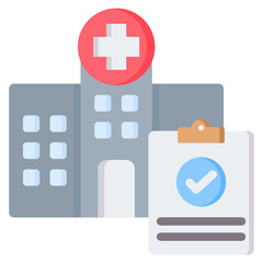Fototapeta premium Study Site Flat Icon