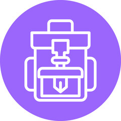 Vector Design Backpack Icon Style