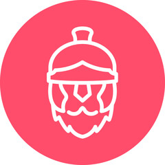 Vector Design Viking Icon Style