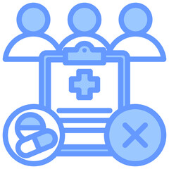 Obraz premium Study Termination Blue Icon