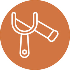 Vector Design Slingshot Icon Style