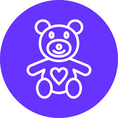 Vector Design Teddy Icon Style