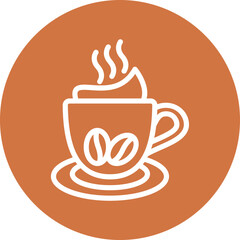 Vector Design Cappuccino Icon Style