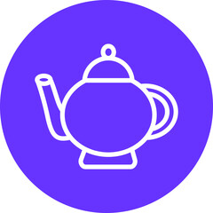 Vector Design Tea Pot Icon Style