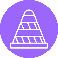 Vector Design Cone Icon Style