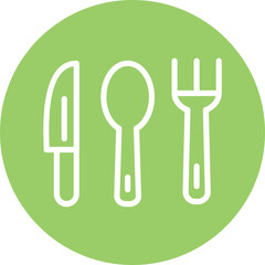 Vector Design Cutlery Icon Style