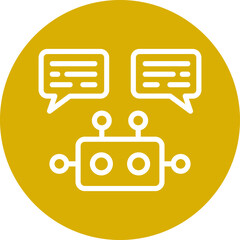 Vector Design Robot Assistant Icon Style