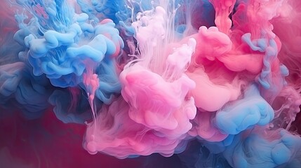 Fototapeta premium Beautiful image for wallpaper of some pretty colored bubbles. Creative AI