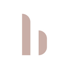 Monogram initial b letter mark logo design. Monogram design vector b logo. Monogram initial letter mark b logo. Design simple b monogram